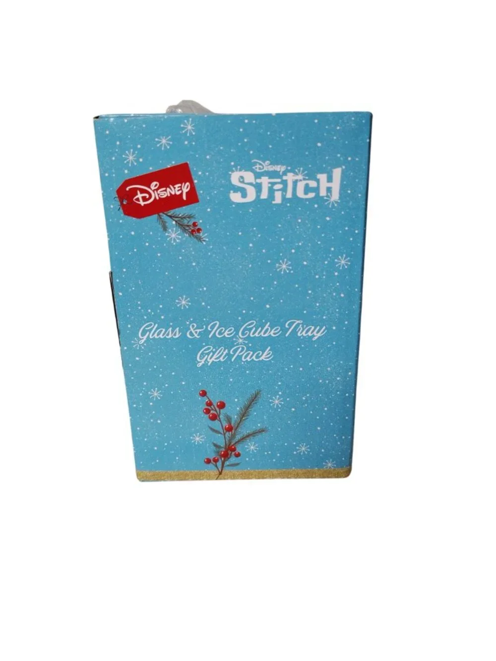 Disney Stitch Glass and Ice Cube Tray Set Gift Pack